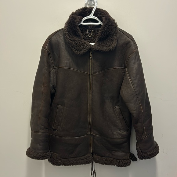 Vintage Brown Jacket with Hood - Picture 1 of 8